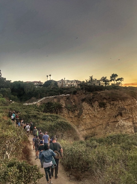 Hike San Diego with Mind Travel Head sets