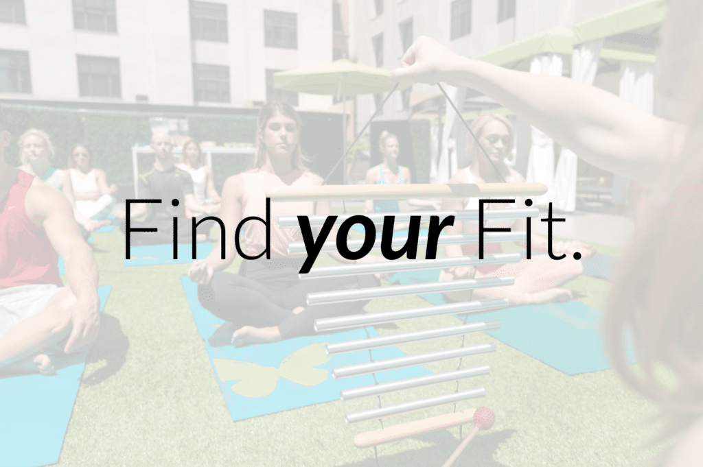 find your fit quiz header