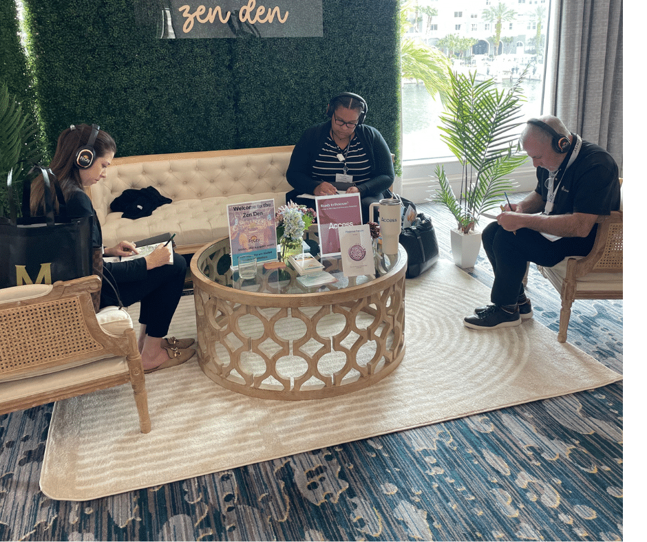 Zen Den wellness event